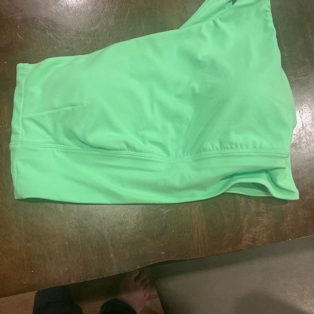 Lululemon-Size 12 Lime Green Asymmetrical